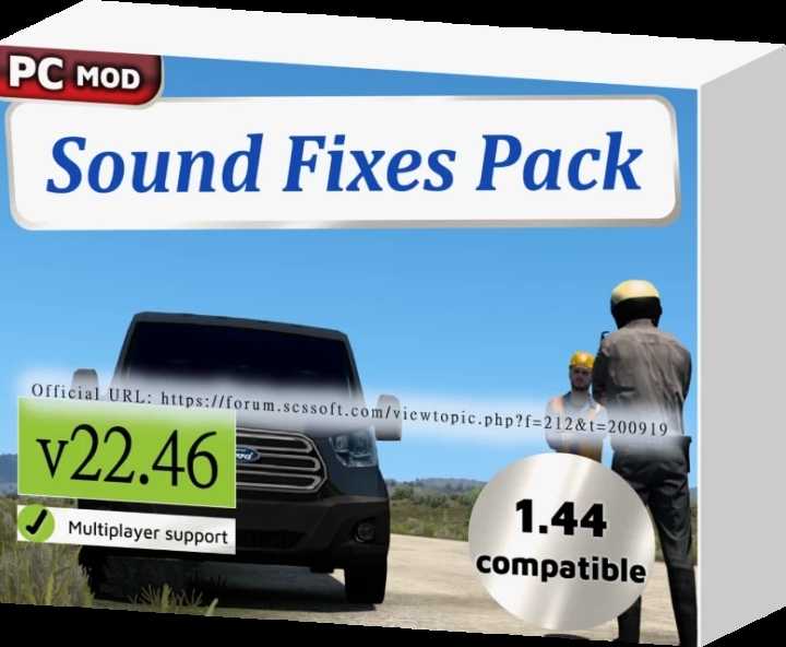 Sound Fixes Pack V22.46 ETS2 1.44