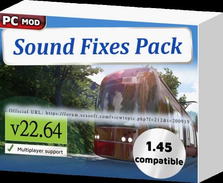 Sound Fixes Pack V22.64 ETS2 1.45