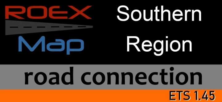 Southern Region + Roextended Map Connection ETS2 1.45