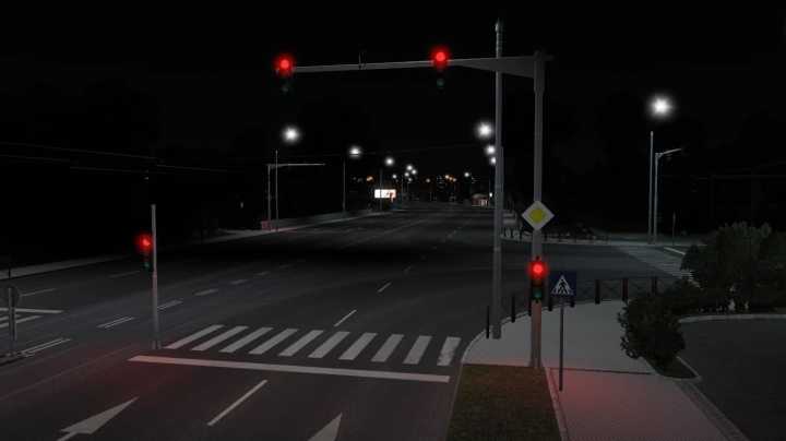 Street Lamps Without Fog ETS2 1.45