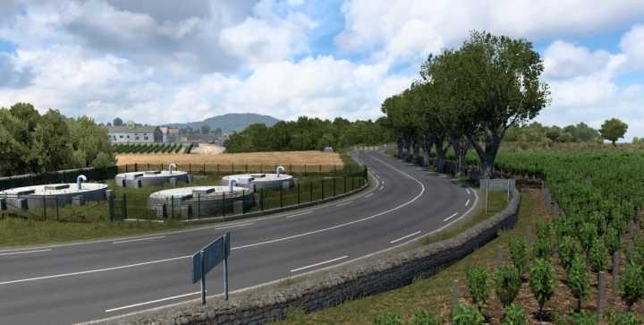Sud De France Map V1.5 ETS2 1.45