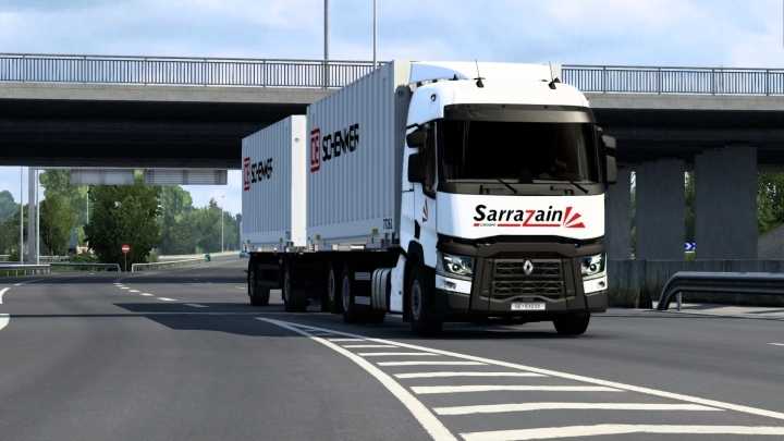 Swap Body Addon For Renault T Range/Premium V1.3 ETS2 1.45