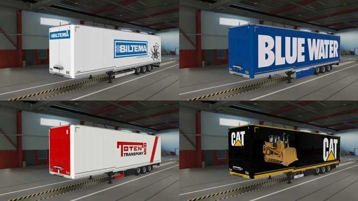 Talson Trailer Skin Pack ETS2 1.45