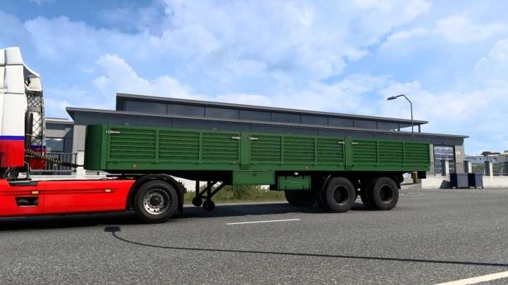 Trailer Maz 5205 S/B In The Property ETS2 1.45