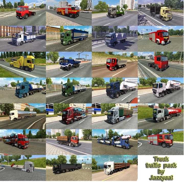 Truck Traffic Pack By Jazzycat V7.4.1 ETS2 1.45