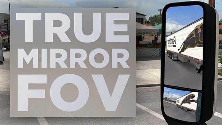 True Mirror Fov V2.3 ETS2 1.45