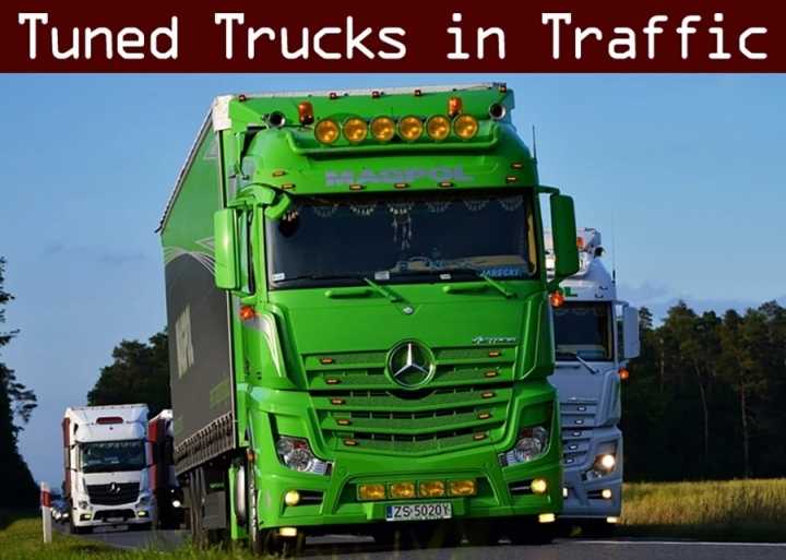 Tuned Truck Traffic Pack V4.9 ETS2 1.44