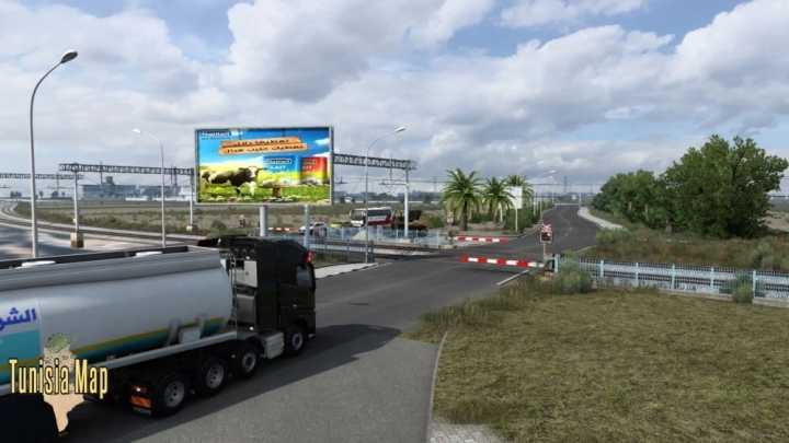 Tunisia Map V1.1 ETS2 1.45