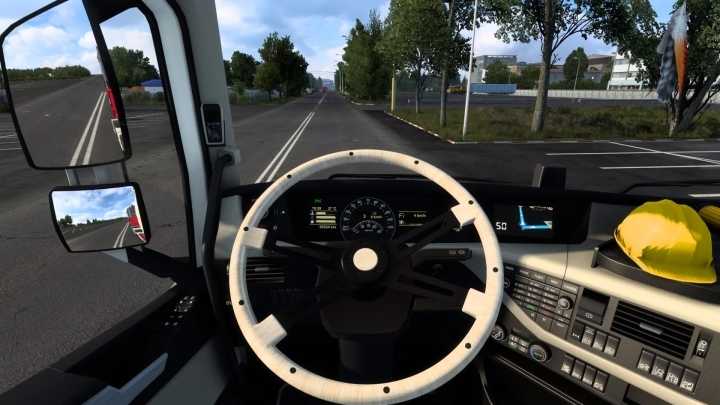 Us Style Customizable 18 Inch Steering Wheel V1.0 ETS2 1.45