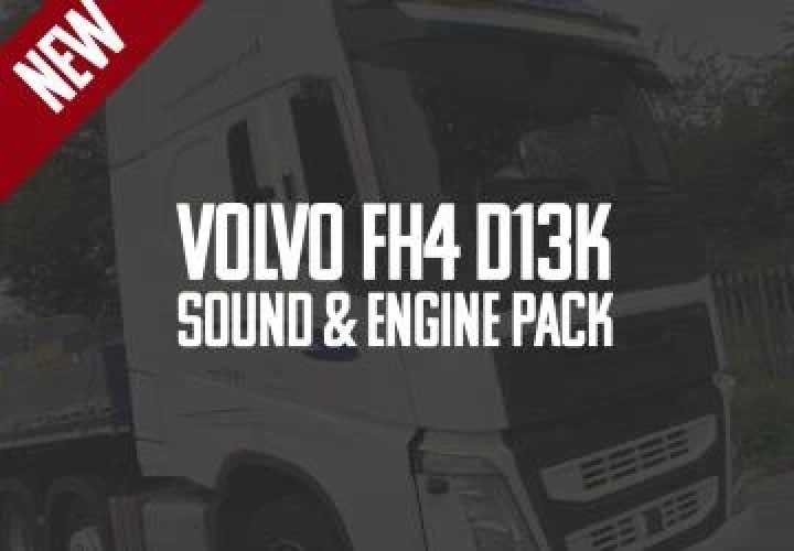 Volvo D13K Fh4 Sound Engine Pack ETS2 1.43.x
