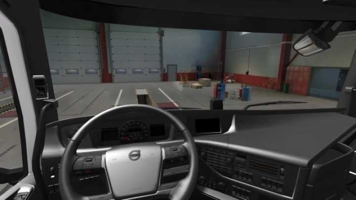 Volvo Fh 2016 Black Interior V1.0 ETS2 1.45