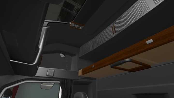 Volvo Fh 2016 Black Interior V1.0 ETS2 1.45