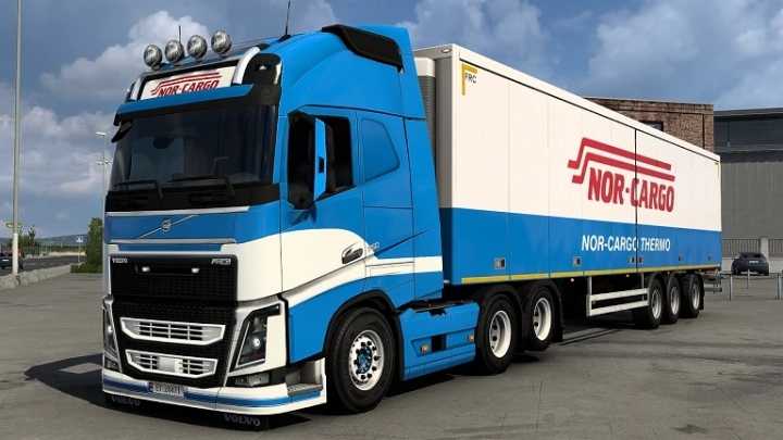 Volvo Fh Nor Cargo Combo Skin ETS2 1.45