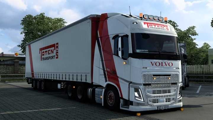 Volvo Fh Toten Transport Skin ETS2 1.44