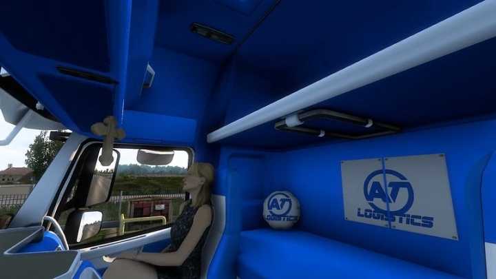 Volvo Fh16 Classic Blue & White Interior V1.0 ETS2 1.43.x