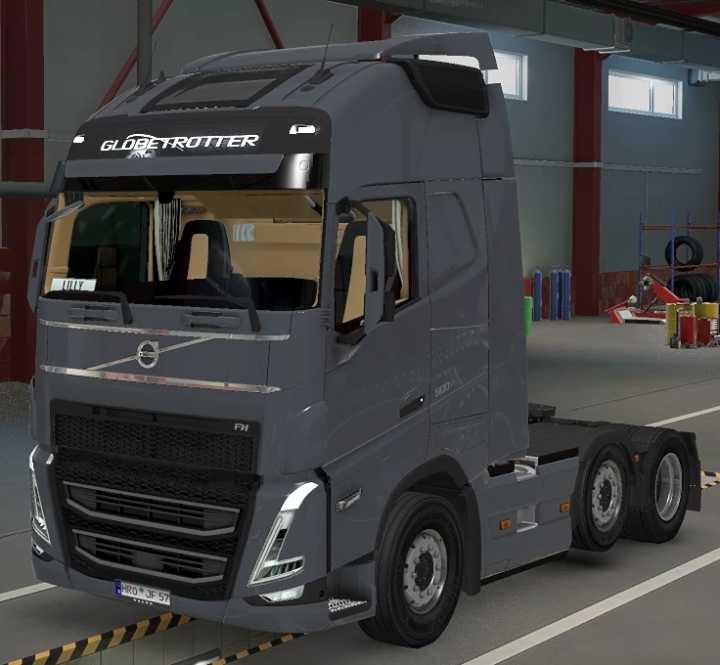 Volvo Fh5 Beige Interior + Exterior ETS2 1.45