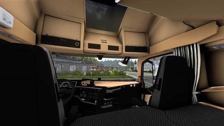 Volvo Fh5 Beige Interior + Exterior ETS2 1.45