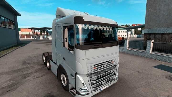 Volvo Fh5 Blue Danish Plush Interior V1.0 ETS2 1.43.x