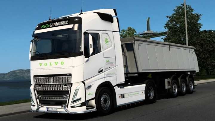 Volvo Fh5 Hage Logistik Vossi Skin ETS2 1.46