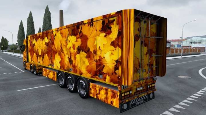 Yellow Leaves Skin ETS2 1.44