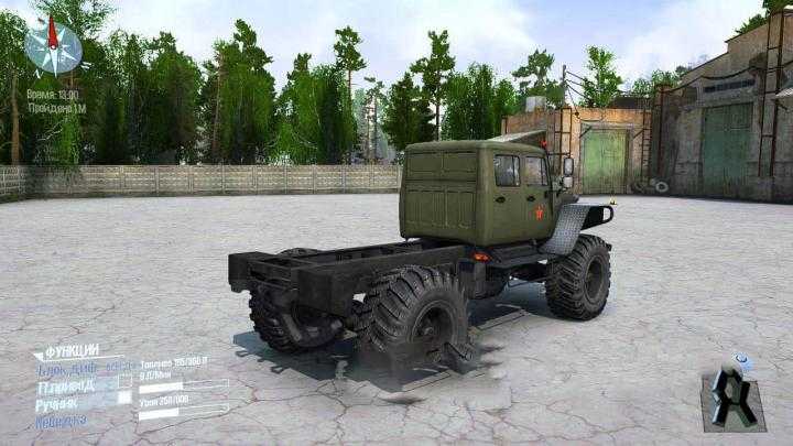 SpinTires Mudrunner – Ural-4320 Truck V18.07.20
