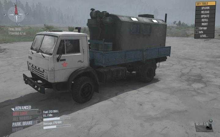 SpinTires Mudrunner – Kraz 260V Truck V14.05.20
