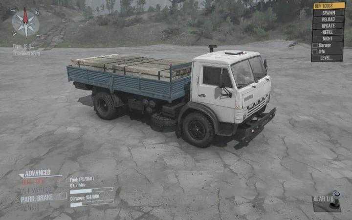 SpinTires Mudrunner – Kraz 260V Truck V14.05.20