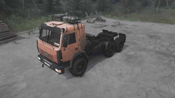 Брызговик SpinTires – грузовик КамАЗ-65117/65225 V06.11.18