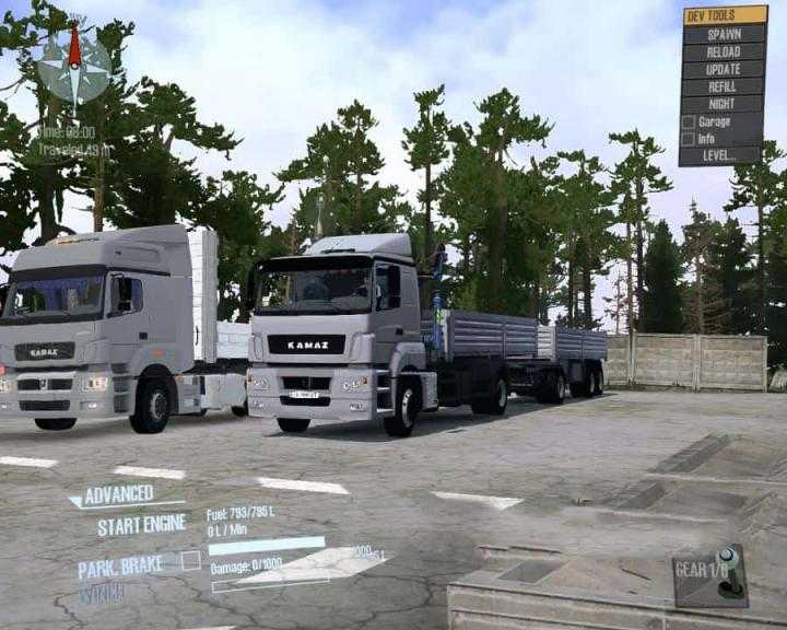 SpinTires Mudrunner – Kamaz-5325 Truck V3.0