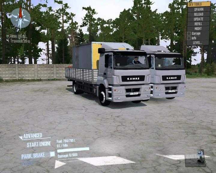 SpinTires Mudrunner – KamAZ-65111 Truck V13.08.20