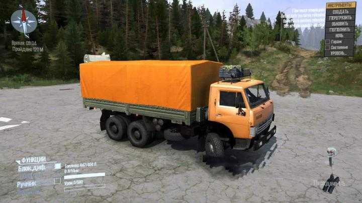 SpinTires Mudrunner – Kamaz 4326 Truck V1.1