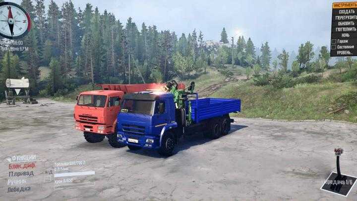 SpinTires Mudrunner – MZKT-741351 Volat Truck V2