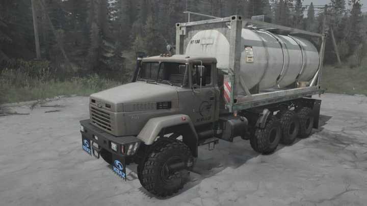 KrAZ-7140H6 Truck V15.04.21 Mudrunner