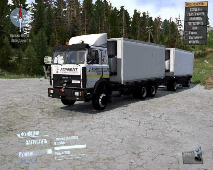 SpinTires Mudrunner – Maz-6303 Truck V1.2