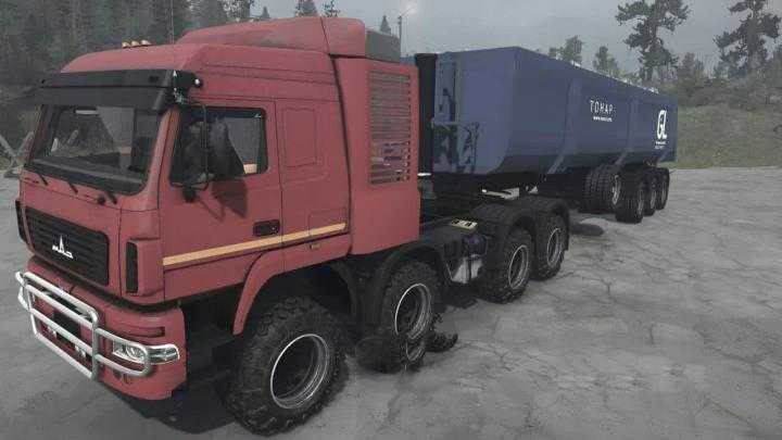 Maz-6516B9 8×8 Truck V14.02.21 Mudrunner
