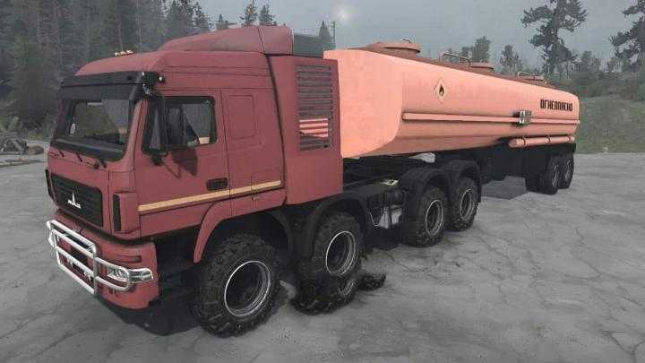 Maz-6516B9 8×8 Truck V22.02.21 Mudrunner