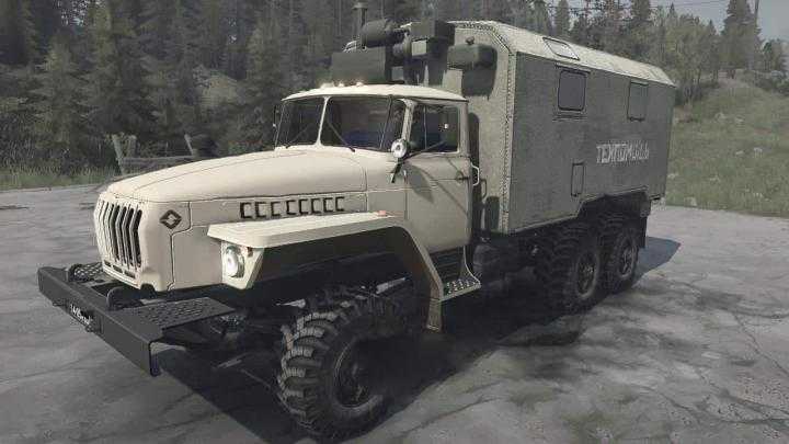SpinTires Mudrunner – Azov 4220 Antarctic Truck V02.07.20