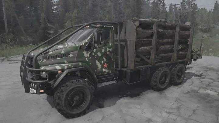SpinTires Mudrunner – Ural Alligator Truck V18.12.19
