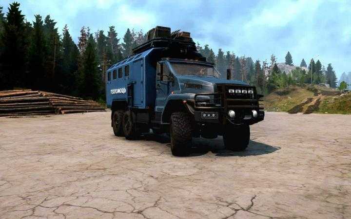 SpinTires Mudrunner – Ural 4320-40 Truck V3.0