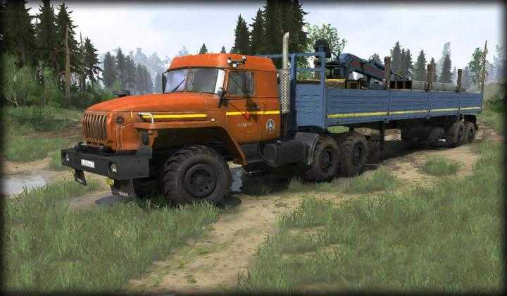 SpinTires Mudrunner – KamAZ 44108 Truck V08.07.20