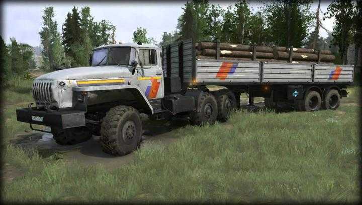 SpinTires Mudrunner – KamAZ 44108 Truck V08.07.20