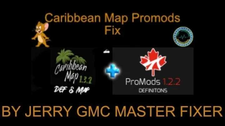 Caribbean Map – Promods Fix V1.46-0.1 ATS 1.46