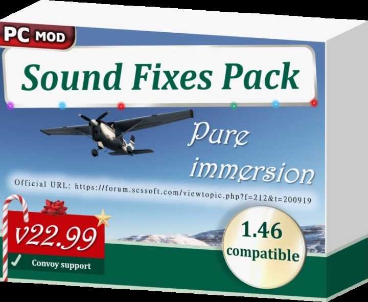 Sound Fixes Pack V22.99 ATS 1.46