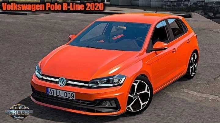 Volkswagen Polo R-Line 2020 + Interior V2.2 ATS 1.46