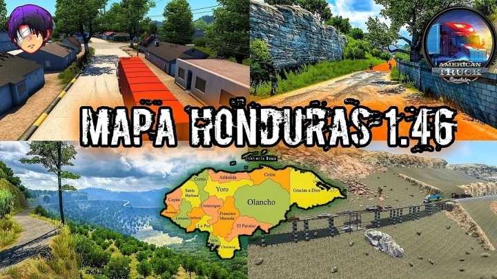 West Of Honduras Map V5.0 ATS 1.46