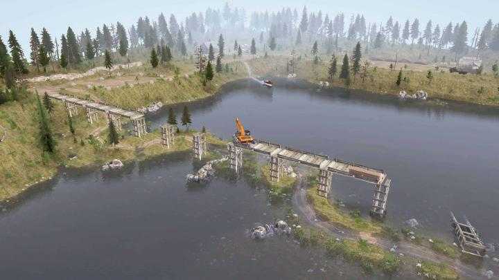SpinTires Mudrunner – The Foresters Hut Map
