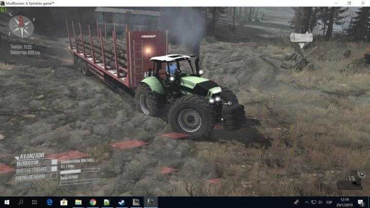 SpinTires Mudrunner – John Deere 748H Skidder v01/30/19