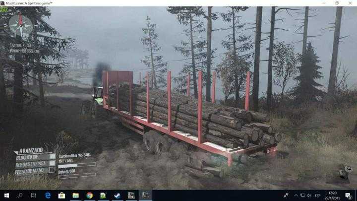 SpinTires Mudrunner – John Deere 748H Skidder v01/30/19