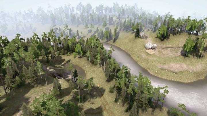 SpinTires Mudrunner – Take The Forest 12 Map