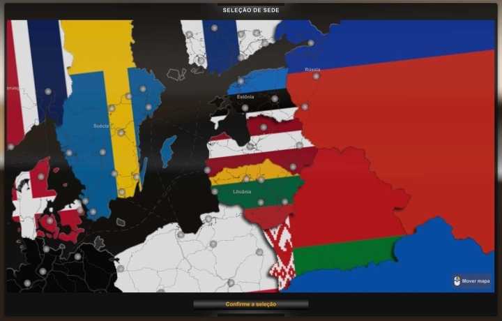 Europe Map With Flags V1.0 ETS2 1.46